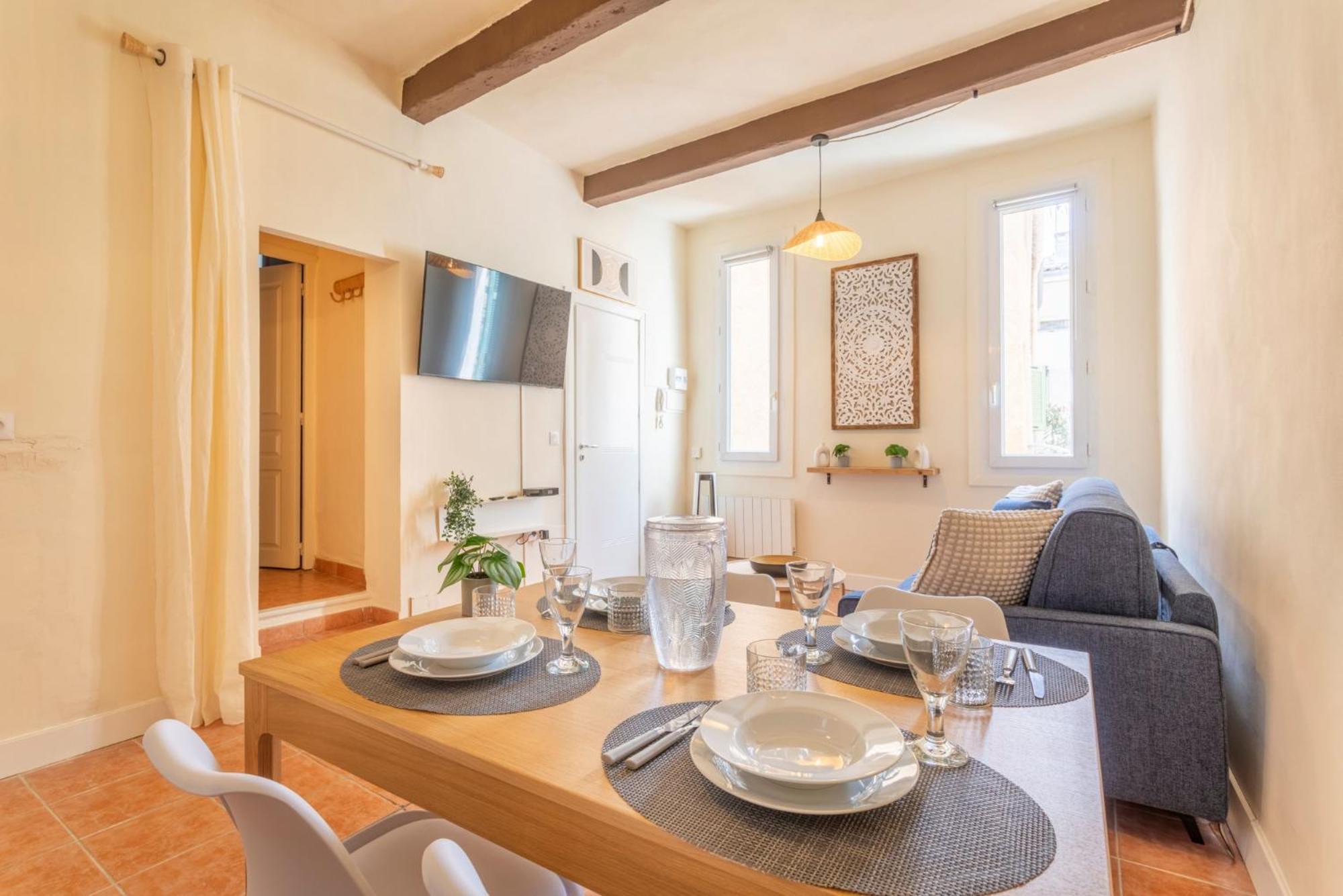 Le Petit Saint Esprit - Centre Ville - Calme - Lumineux - Fibre 普罗旺斯地区艾克斯 外观 照片