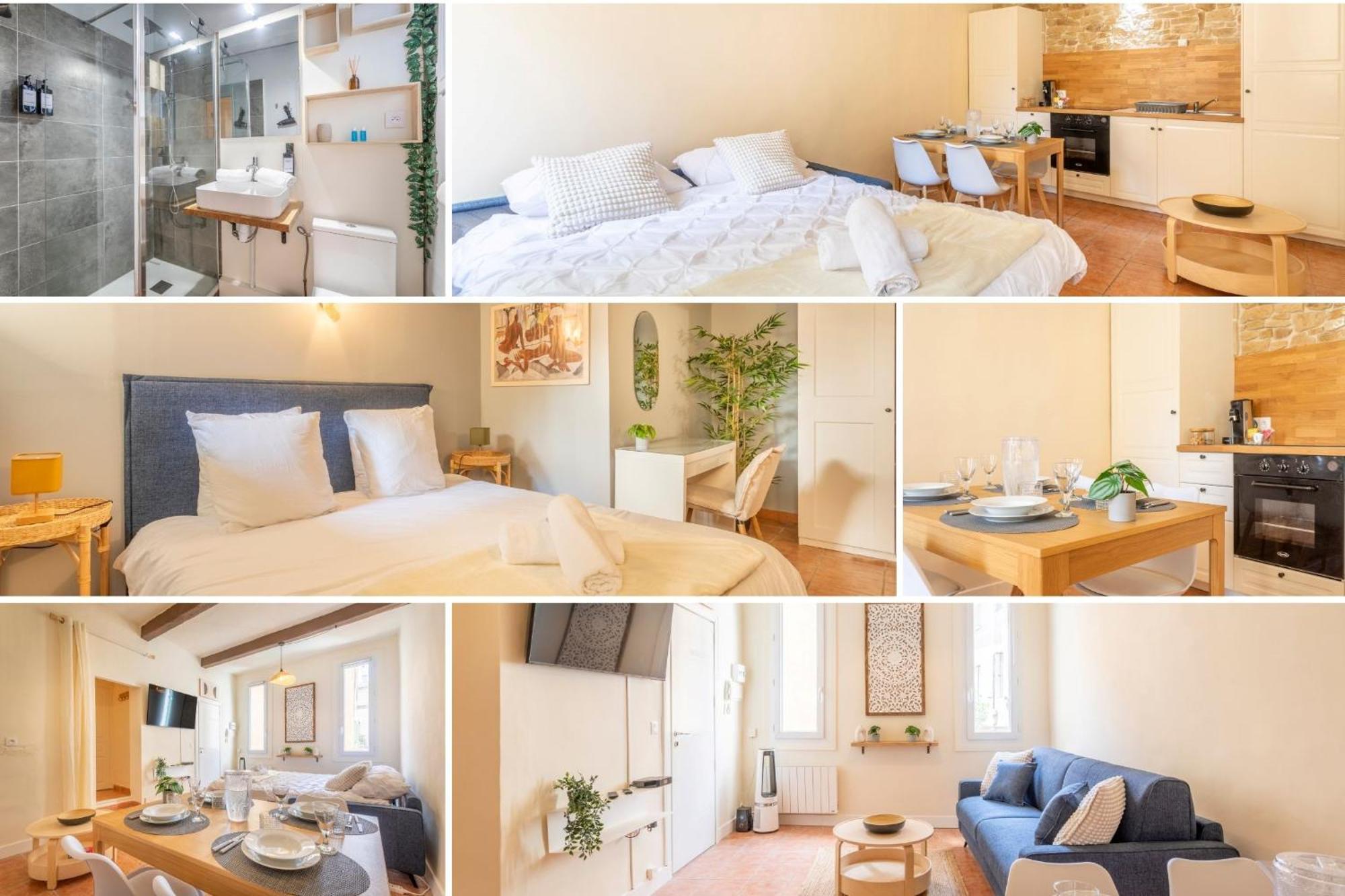 Le Petit Saint Esprit - Centre Ville - Calme - Lumineux - Fibre 普罗旺斯地区艾克斯 外观 照片